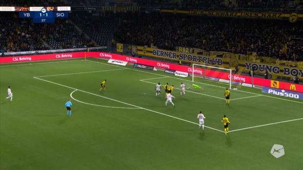Young Boys score straight from the restart